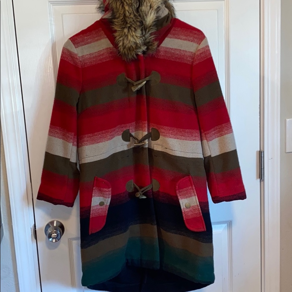 Bb Dakota Toggle Striped Jacket, Southwestern - image 3